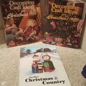 Three Christmas craft books